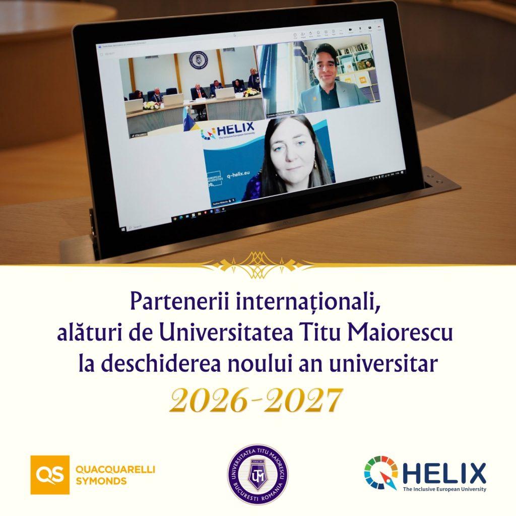 Partenerii internaționali, alături de Universitatea Titu Maiorescu la deschiderea noului an 2026-2027